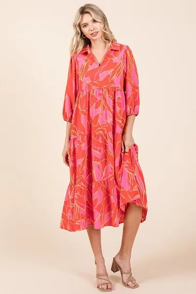 Mittoshop Tropical Paradise Midi Dress