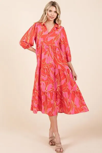 Mittoshop Tropical Paradise Midi Dress