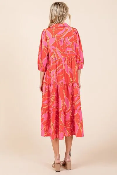 Mittoshop Tropical Paradise Midi Dress