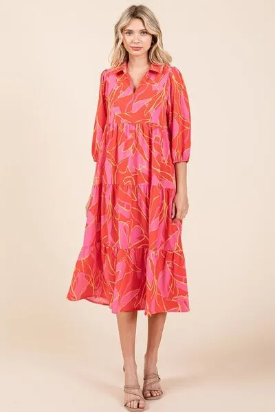Mittoshop Tropical Paradise Midi Dress