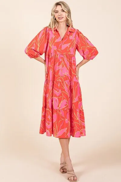 Mittoshop Tropical Paradise Midi Dress