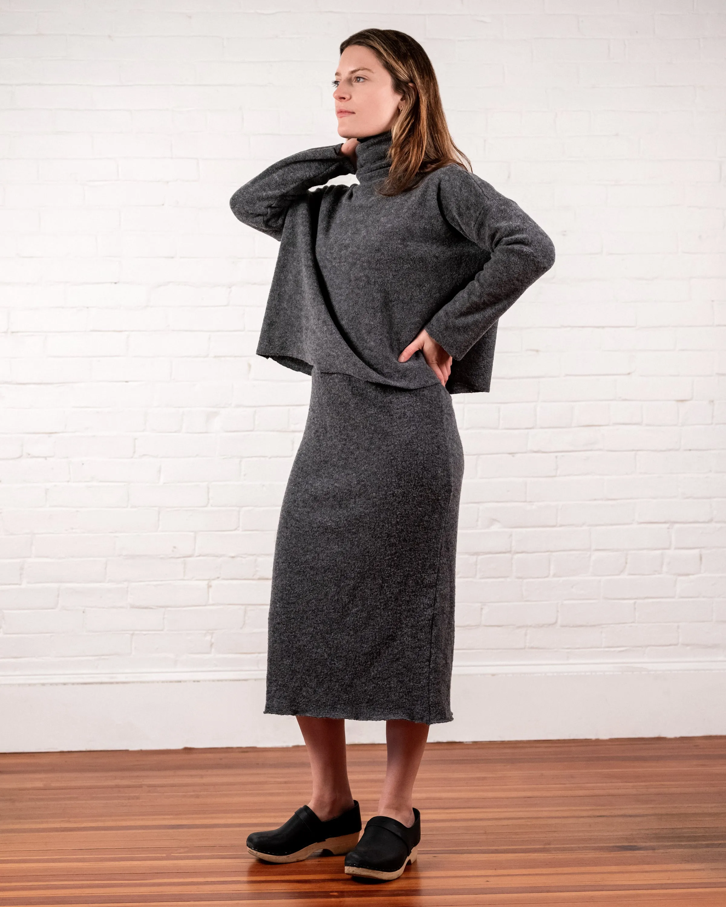 Mona Wool Knit Skirt SALE