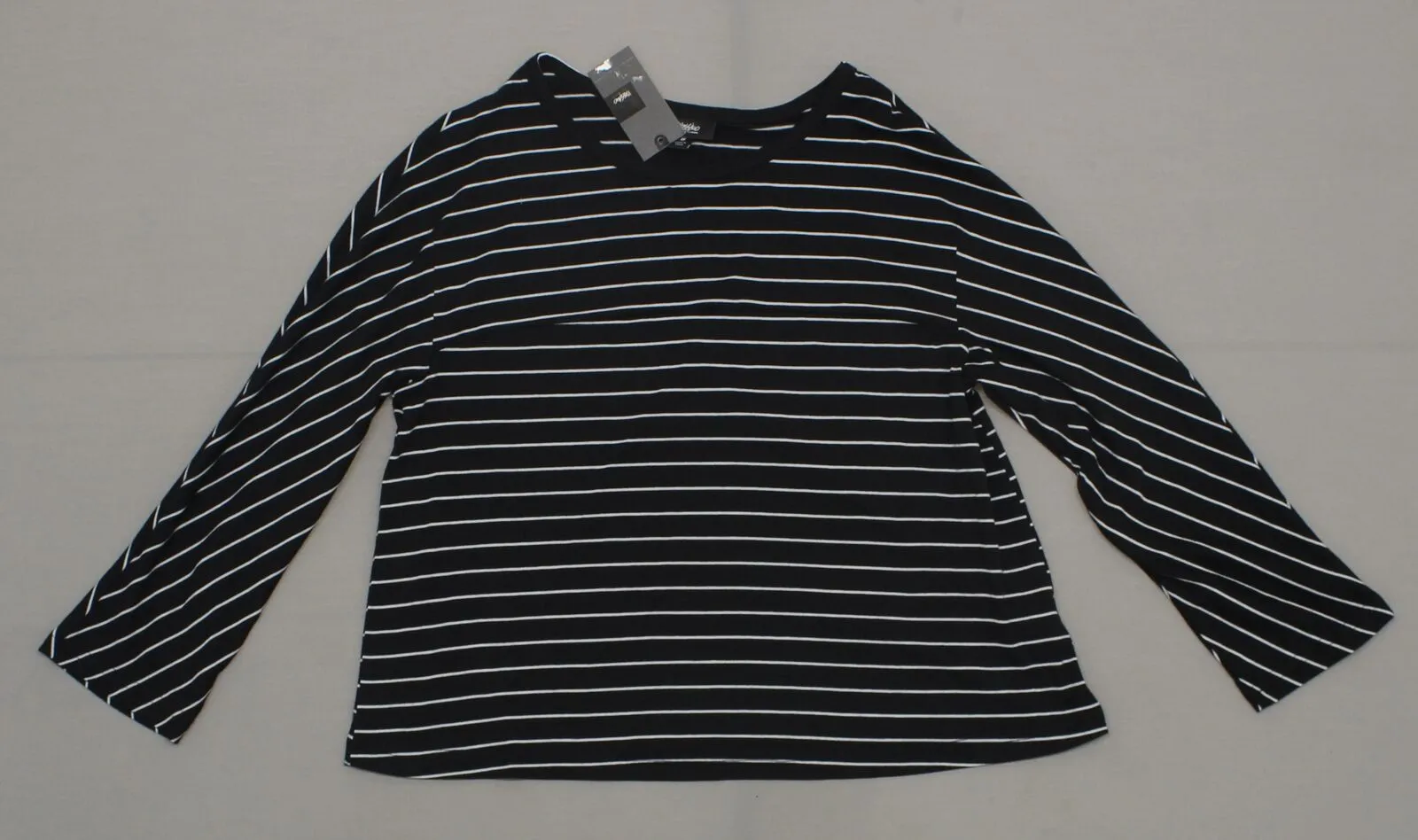 Mossimo Women's 3/4 Sleeve Striped Knit T-Shirt