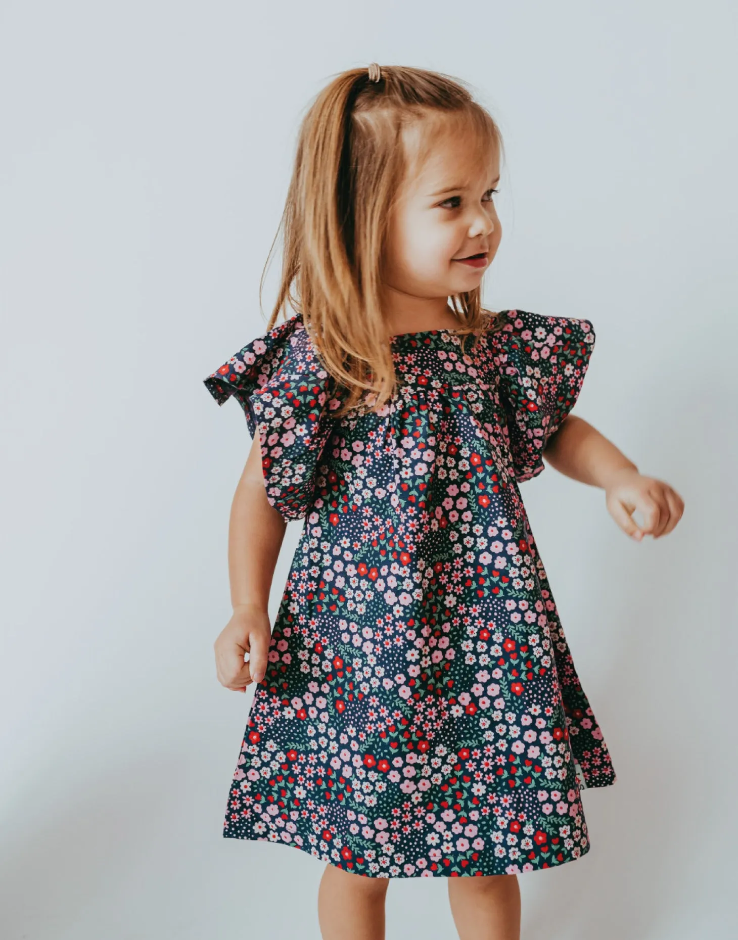 Multicoloured Floral Print Dress