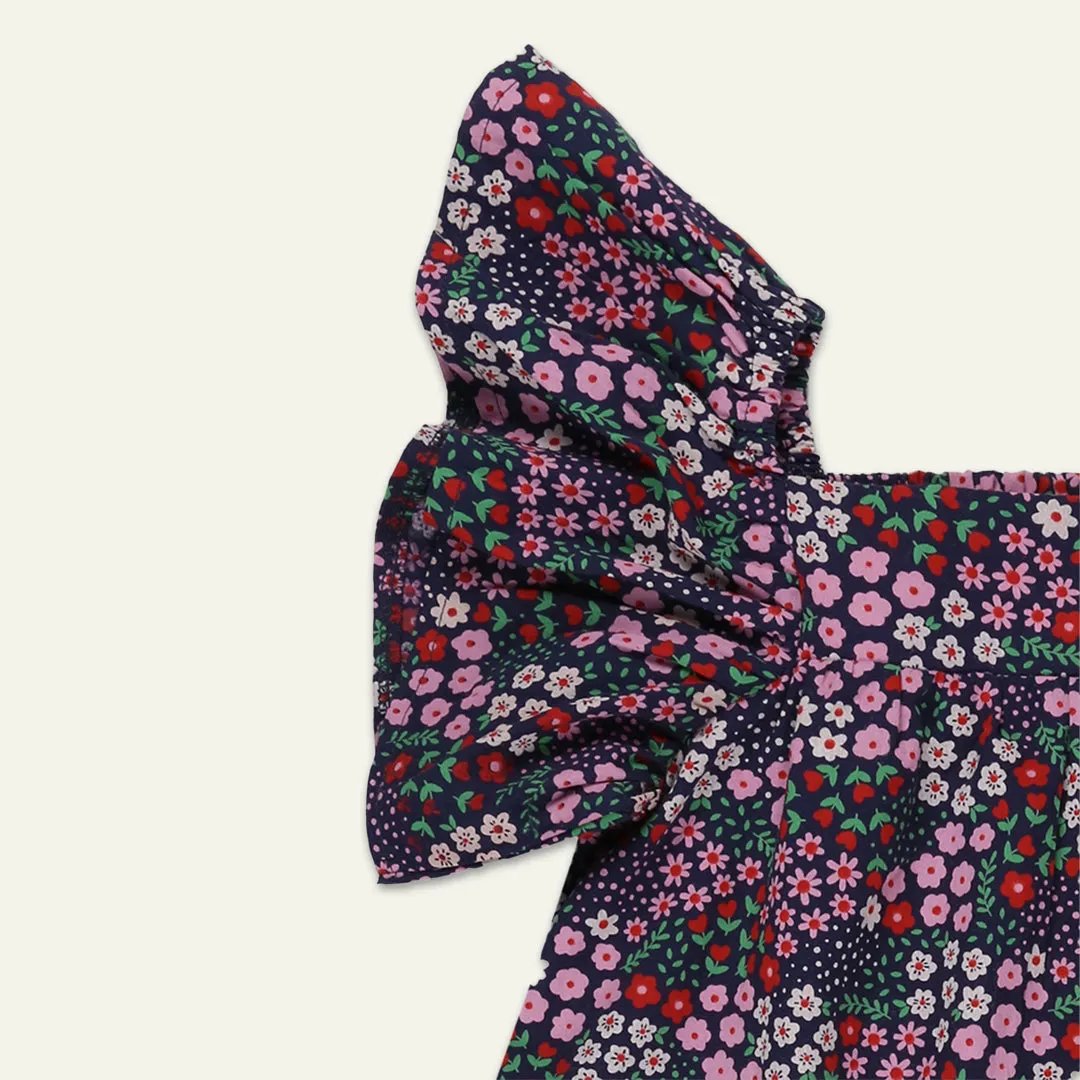 Multicoloured Floral Print Dress