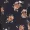 Navy Frill Sleeve Floral Printed Dress