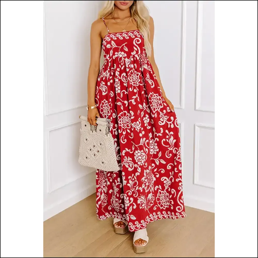 Needful Things: Red Floral Dress - Prepare for Compliments  💃