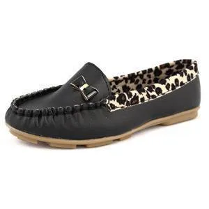 New Casual Leisure Shoes Single Women Leather Shoes