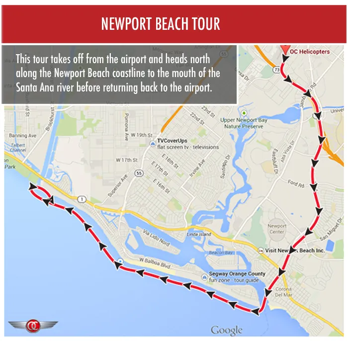 Newport Beach Tour - Private for 2 - Gift Card