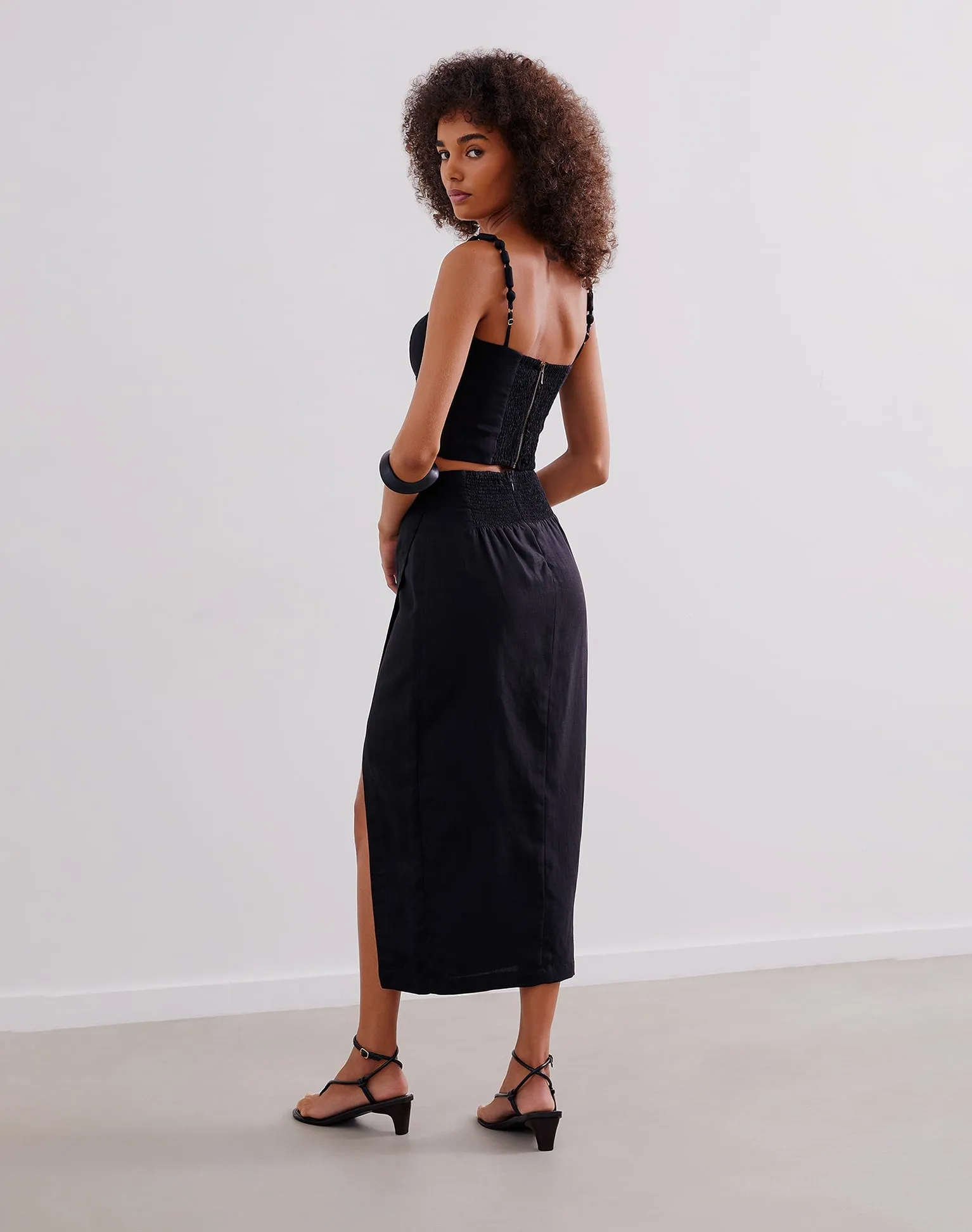 Niara Long Skirt (exchange only) - Black