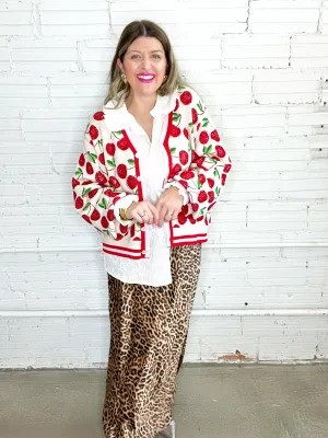 Nice Things Leopard Midi Skirt