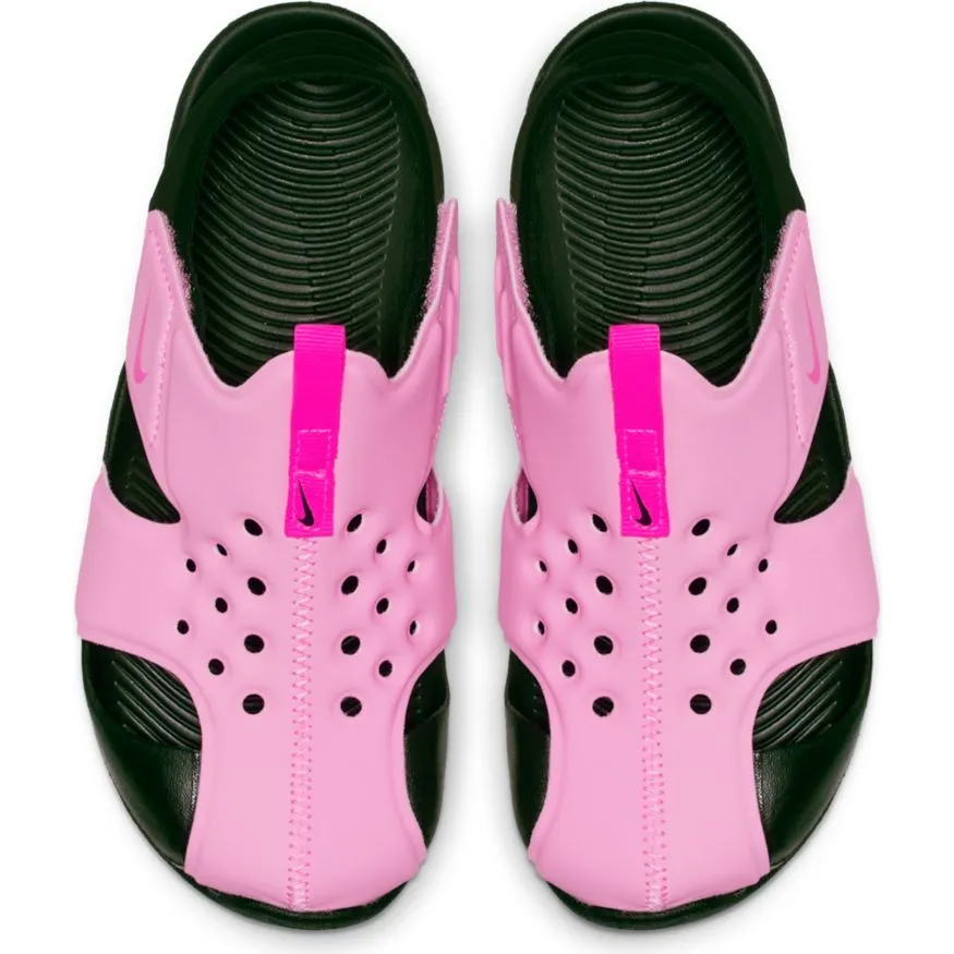 Nike Psychic Pink/Black Sunray Protect 2 Children's Sandal