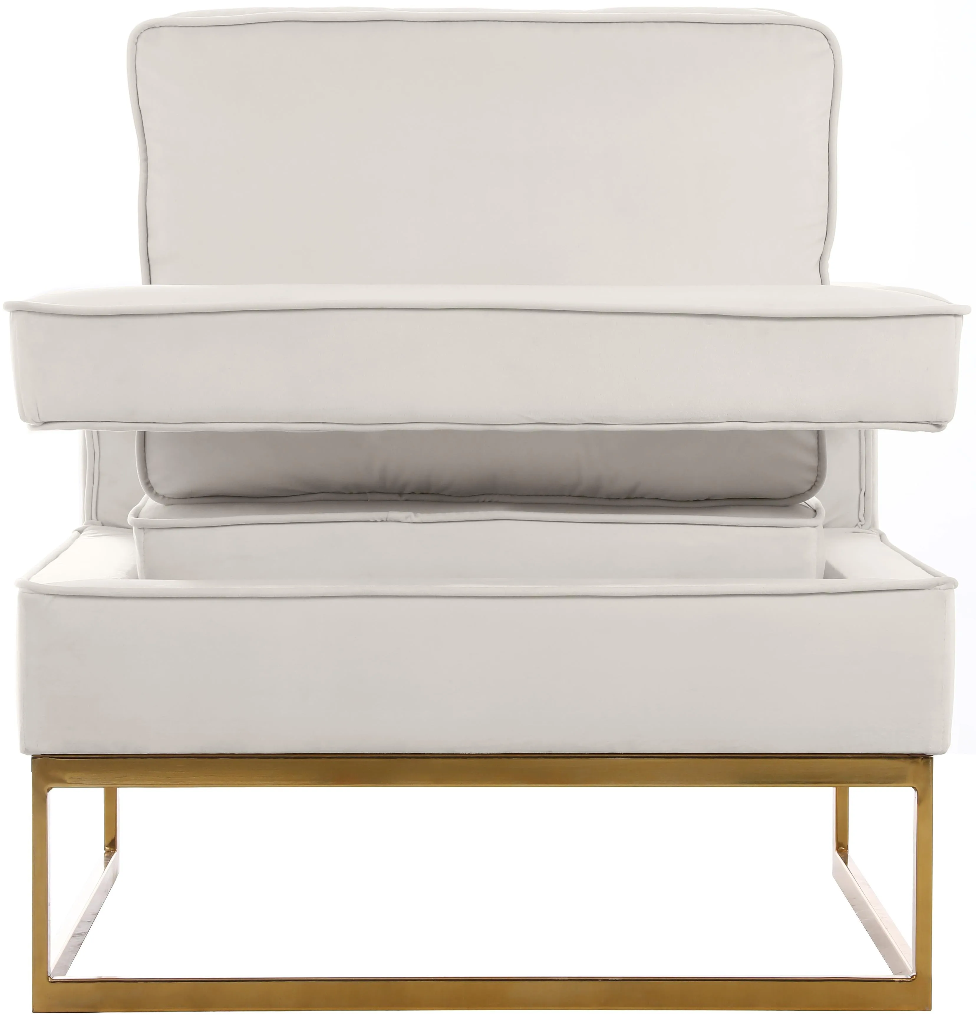 Noah Cream Velvet Accent Chair