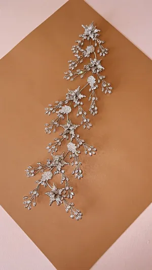 NOEMIE Bridal Headpiece, Swarovski Wedding Hair Vine (Final Sale)