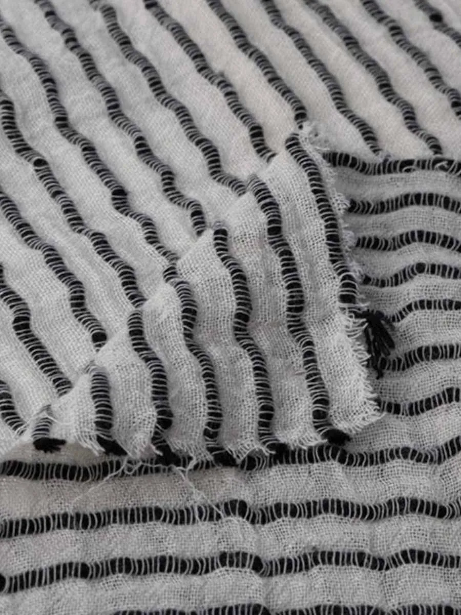 Ocean Short In Black Stripes