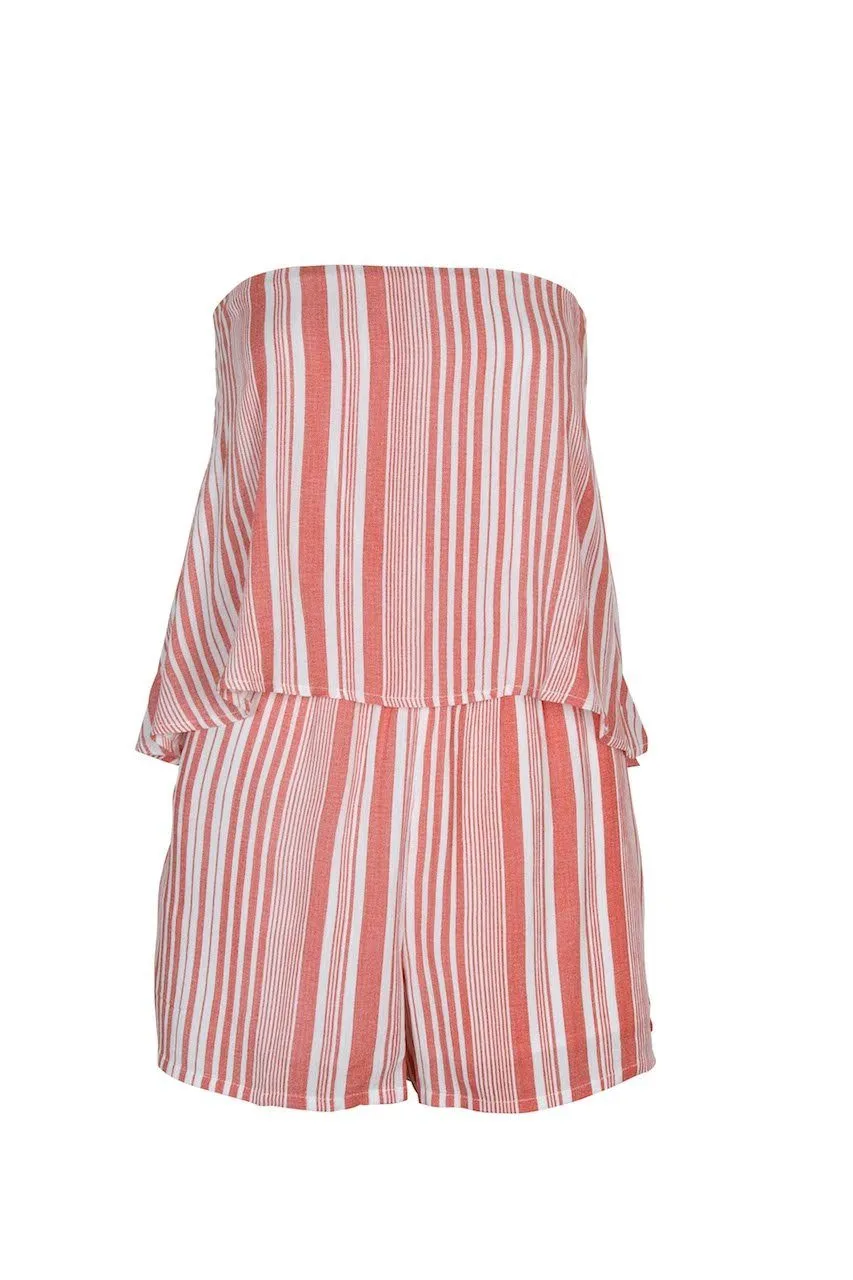 Ocean Side Stripe Playsuit