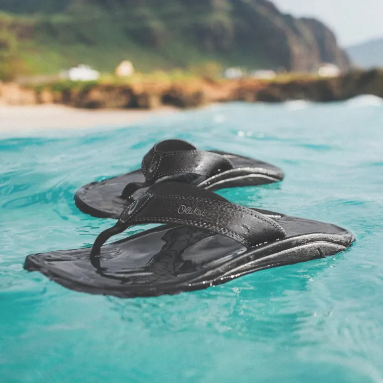 OluKai Mens ‘Ohana Sandals - Black