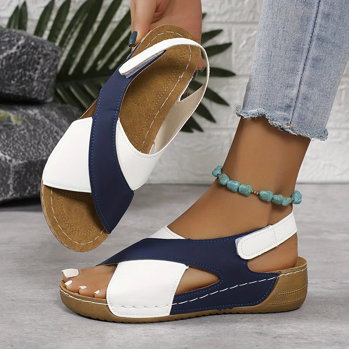 OrthoWave™ | Comfortable Orthopaedic Sandals | Adjustable Straps, Arch Support & Cushioned Footbed
