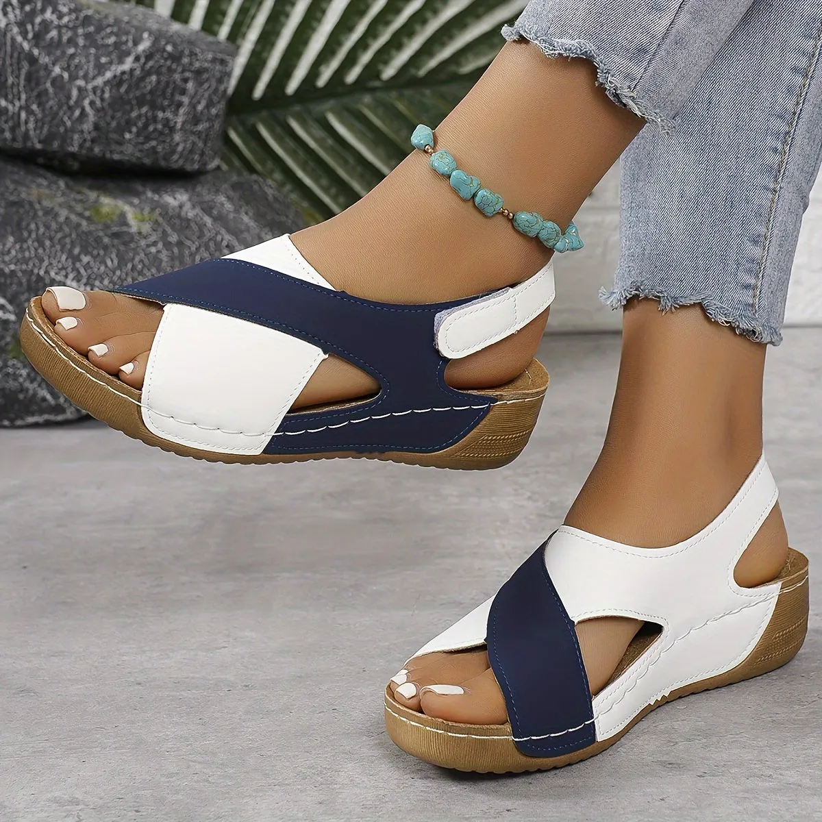 OrthoWave™ | Comfortable Orthopaedic Sandals | Adjustable Straps, Arch Support & Cushioned Footbed