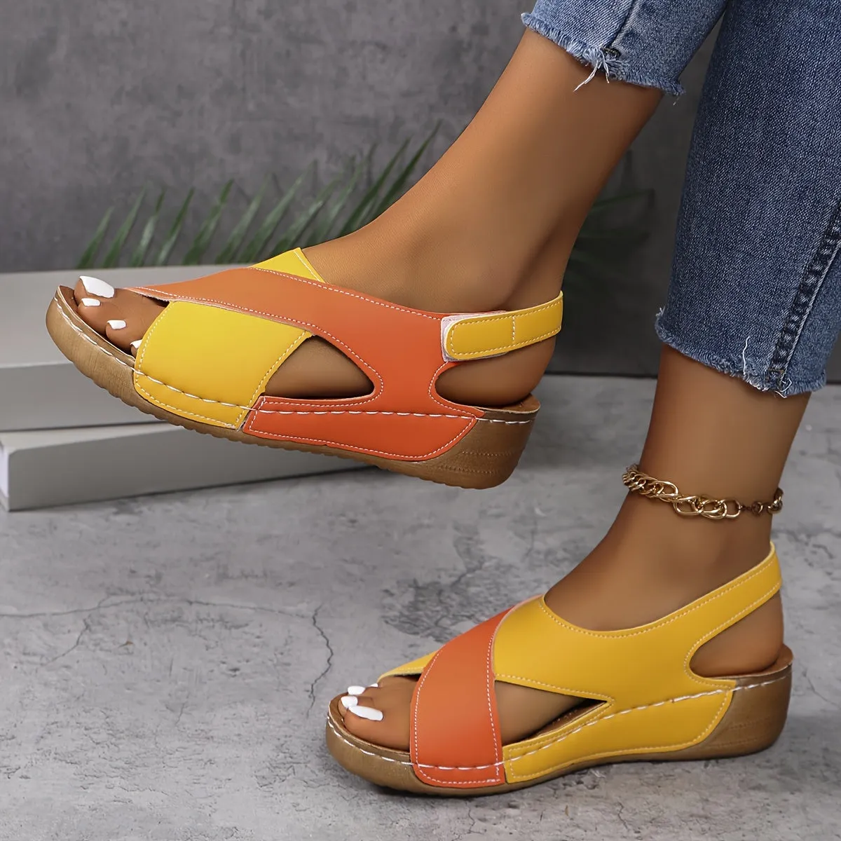OrthoWave™ | Comfortable Orthopaedic Sandals | Adjustable Straps, Arch Support & Cushioned Footbed