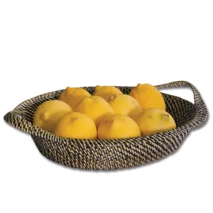 Oval Wicker Basket with Handles