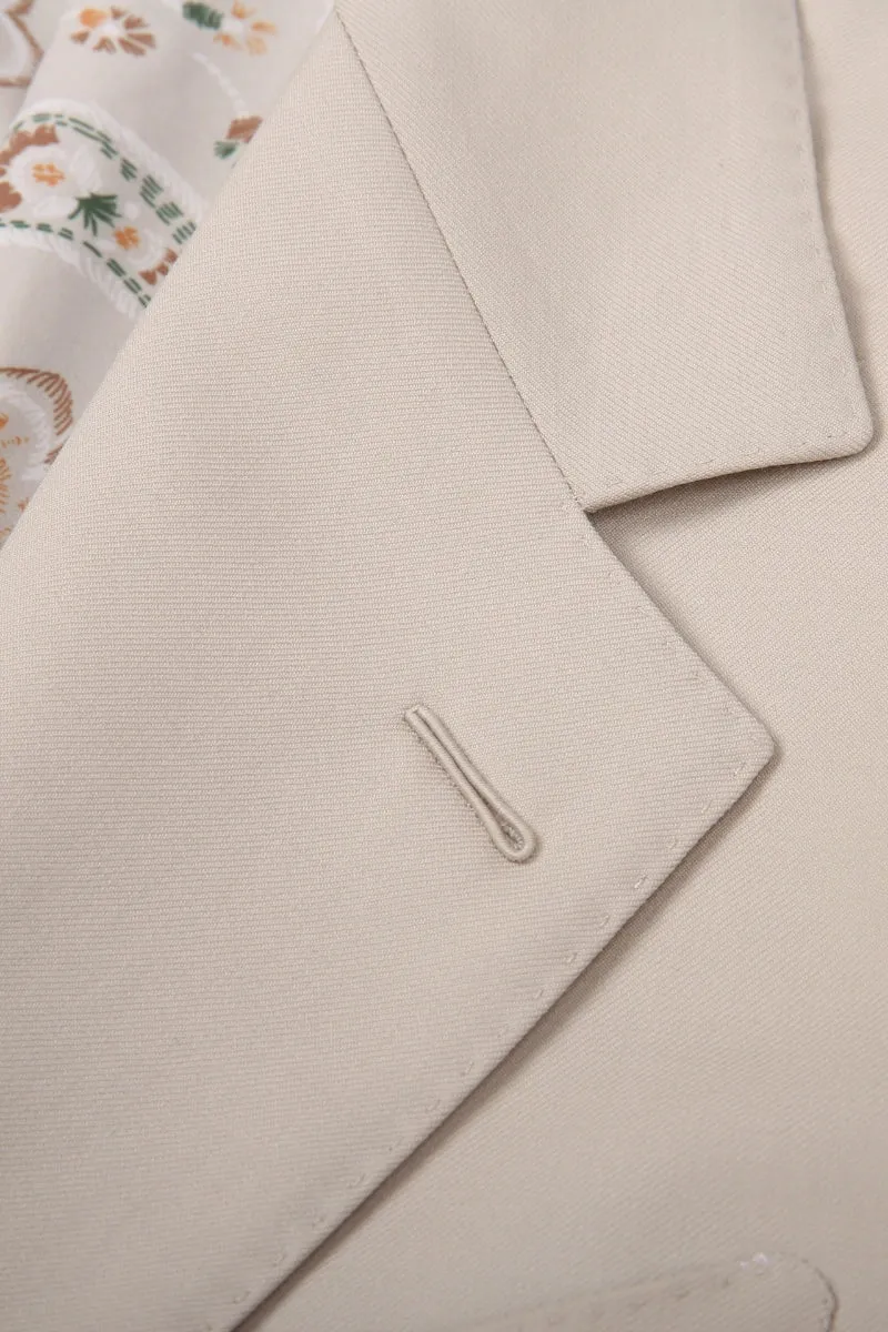 Palermo Sandstone Italian Wool Suit
