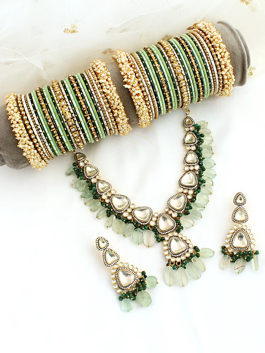 Patiala Bib Necklace Set