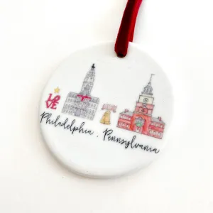 Philadelphia, Pennsylvania Ornament