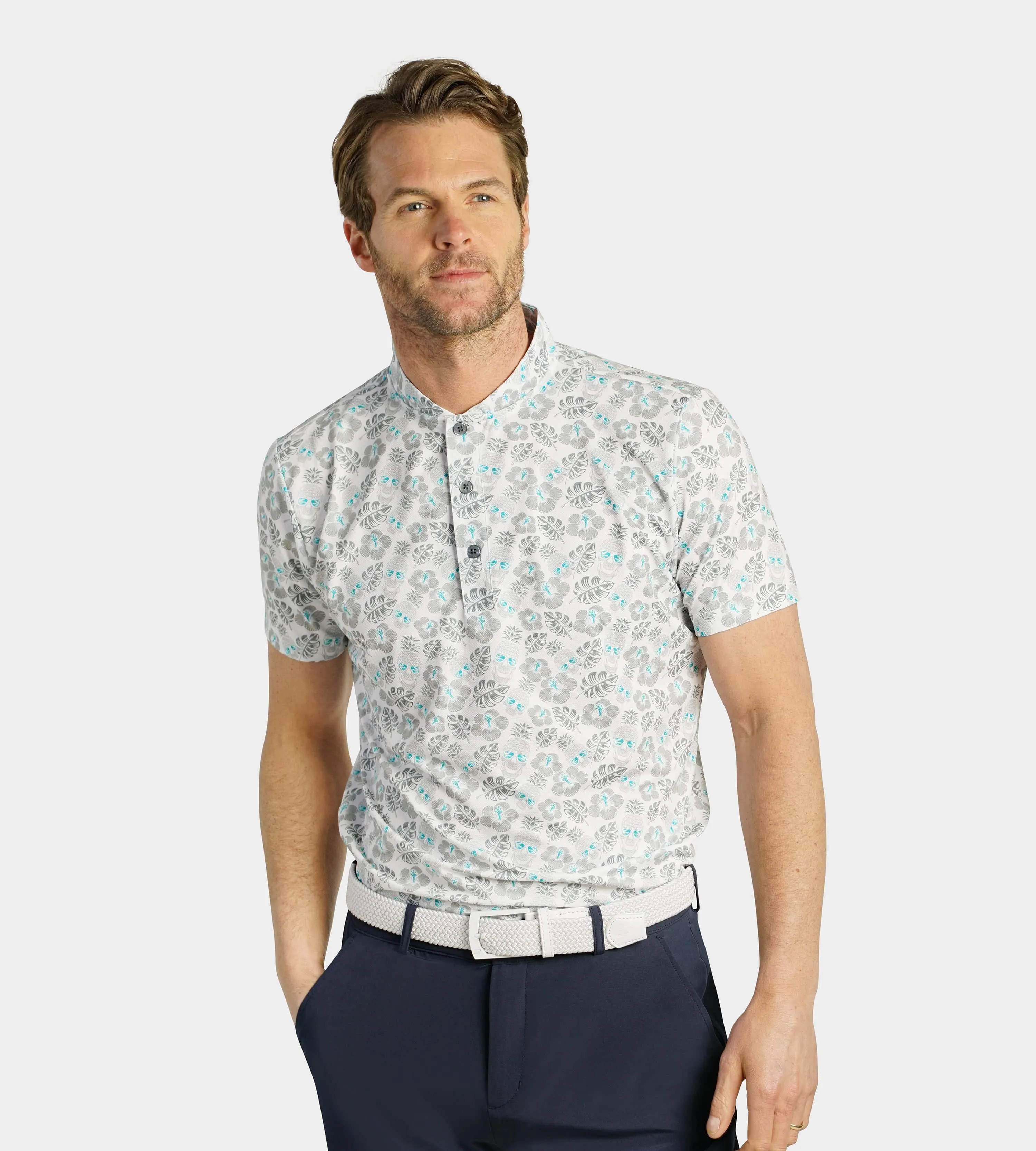 PINEAPPLE SKULLZ PRIME POLO - WHITE