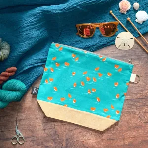 *Pipers* (Sand Pipers, Ocean Birds)- Knitting Project Bag- Ready to Ship