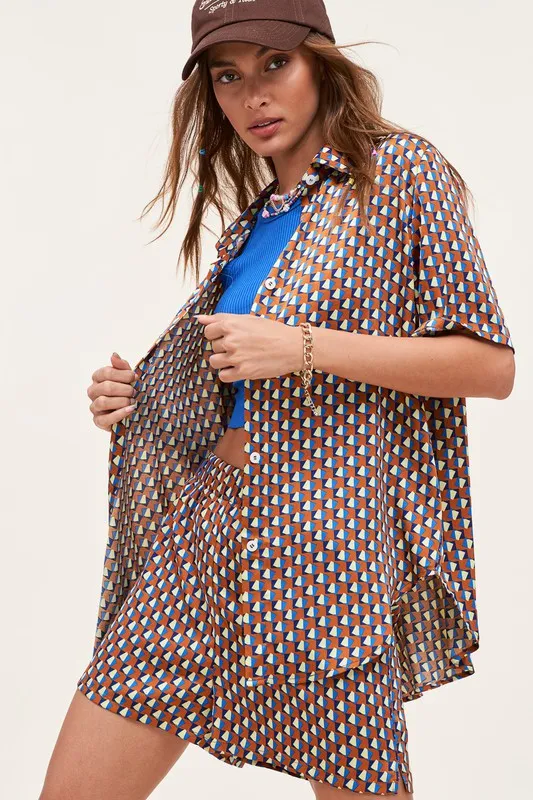 PJ STYLE SHORT SET