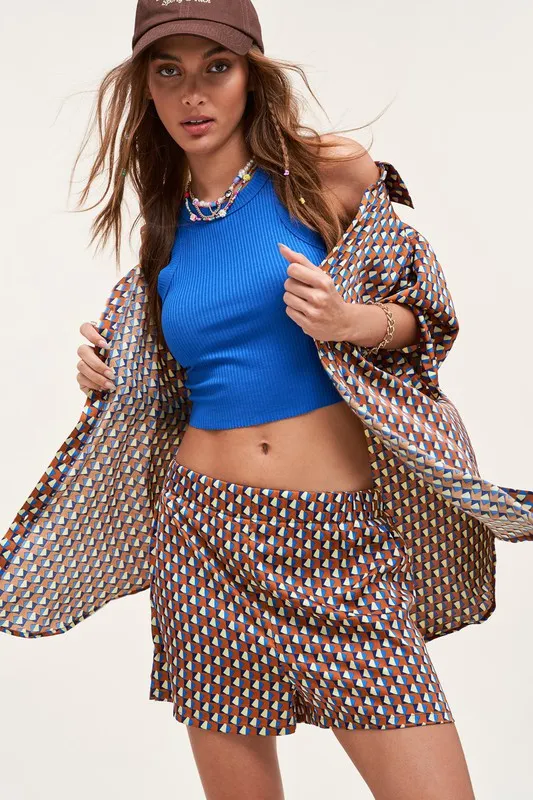 PJ STYLE SHORT SET