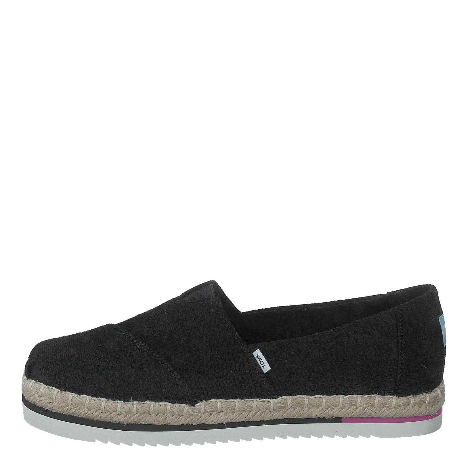 Platform Rope Black Heavy Twill