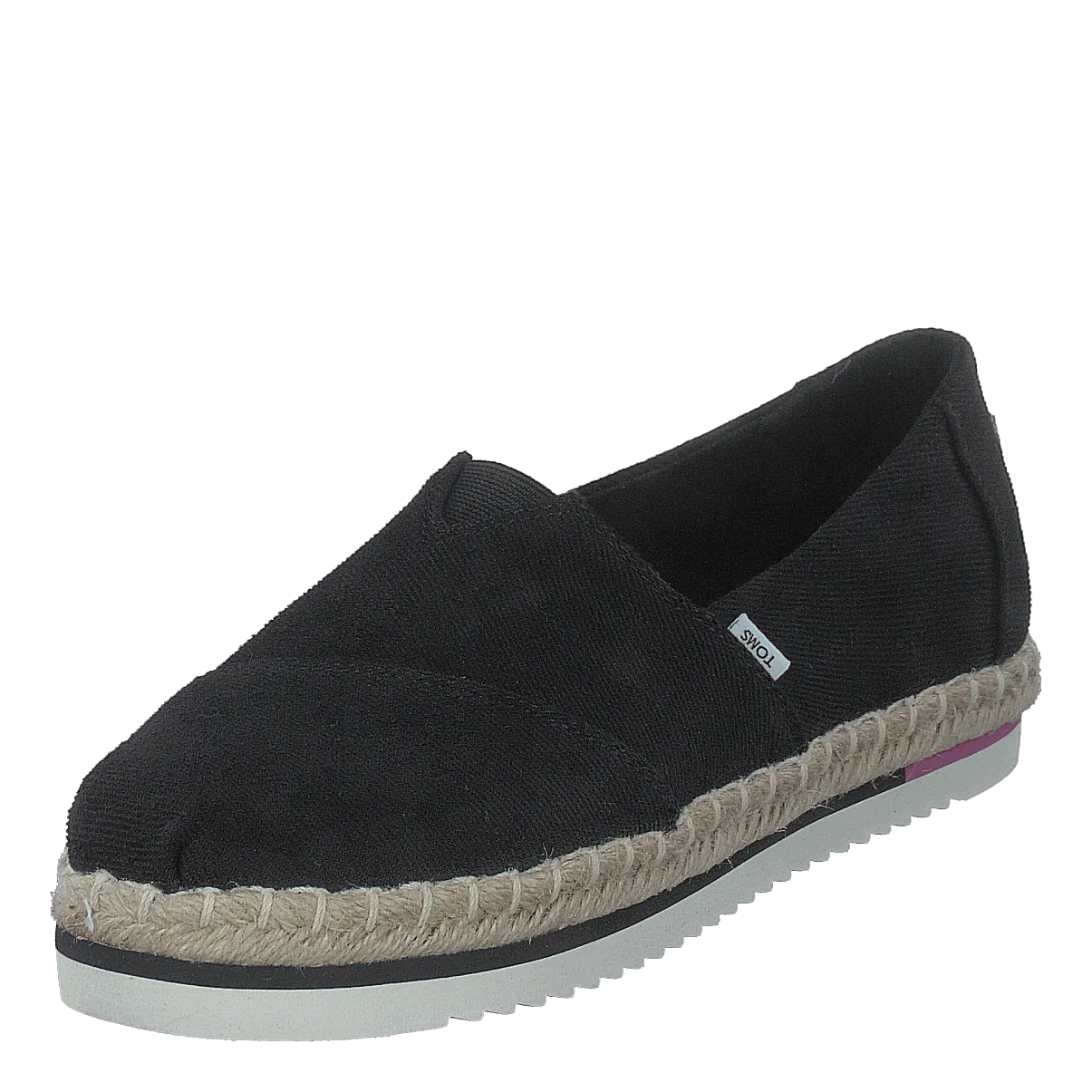Platform Rope Black Heavy Twill