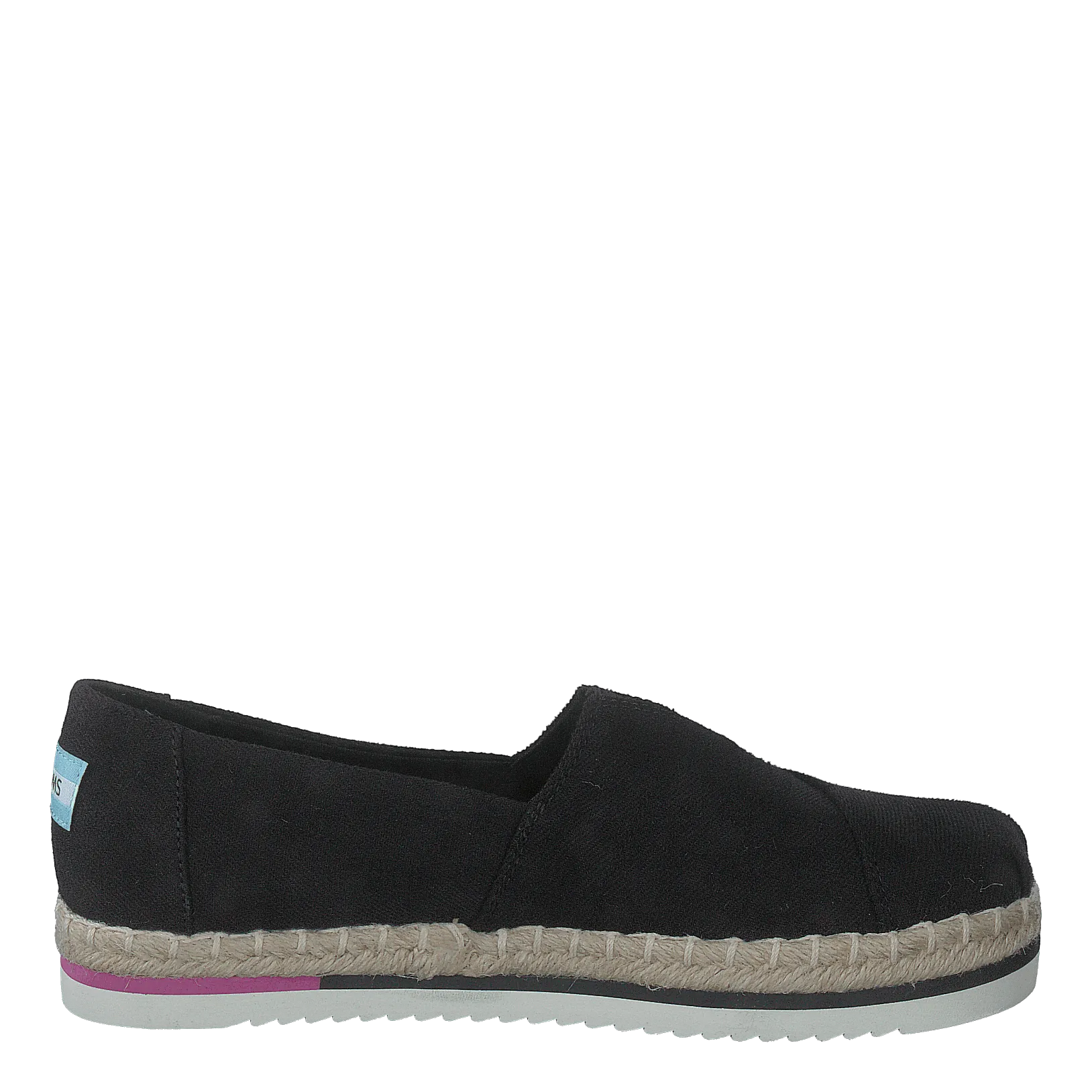 Platform Rope Black Heavy Twill