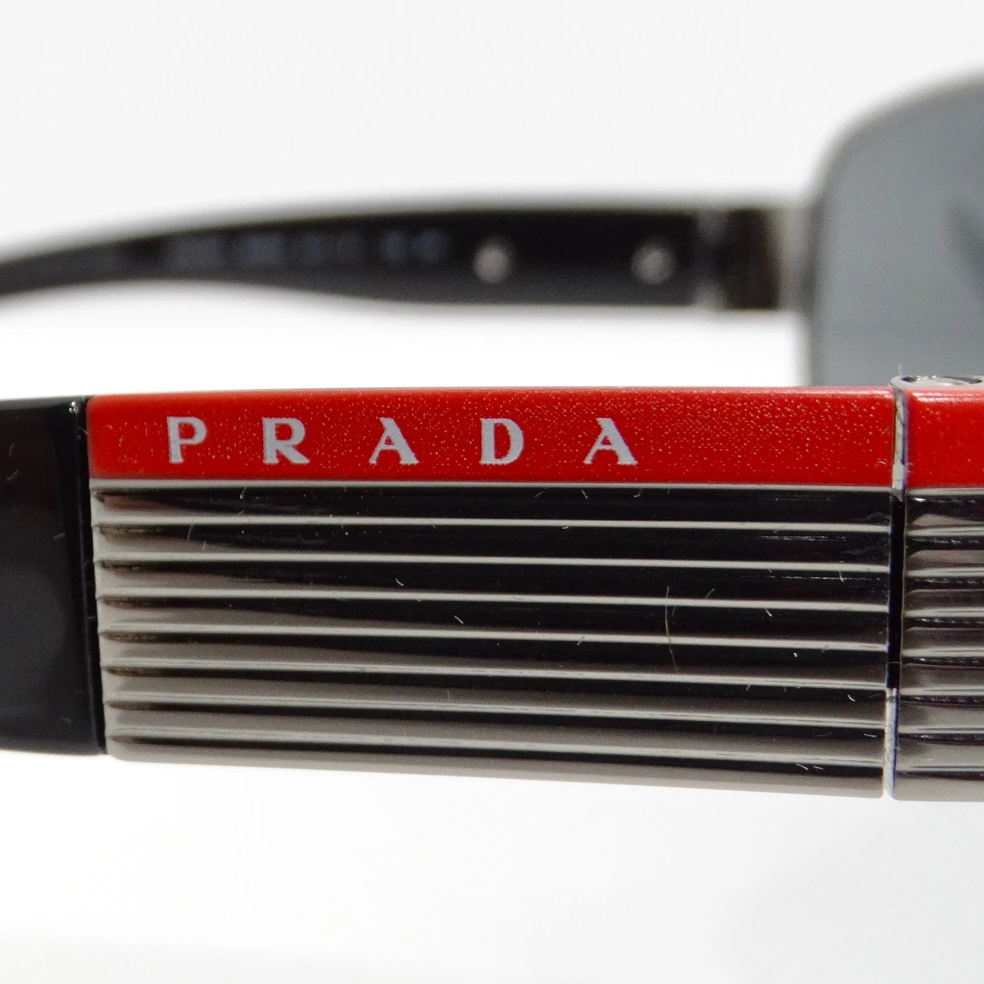 Prada 1990s Silver Tone Aviator Sunglasses