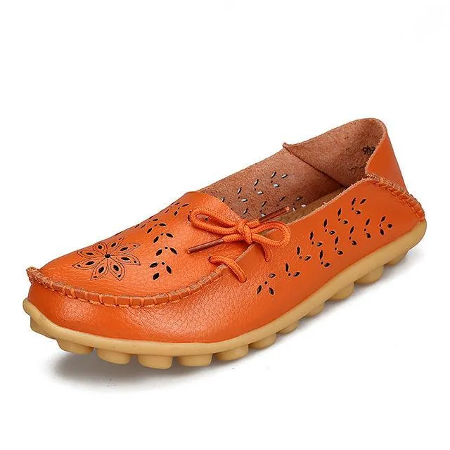 PU Leather Flats Shoes Female Loafers Women Casual Shoes