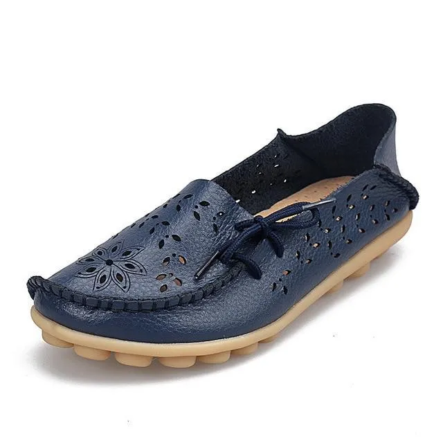 PU Leather Flats Shoes Female Loafers Women Casual Shoes