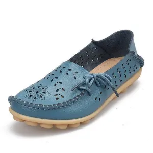 PU Leather Flats Shoes Female Loafers Women Casual Shoes