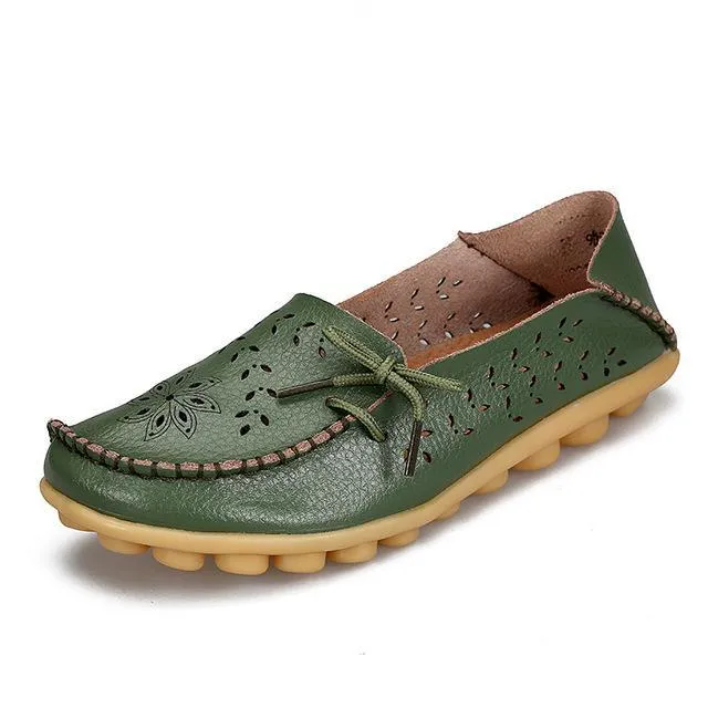 PU Leather Flats Shoes Female Loafers Women Casual Shoes