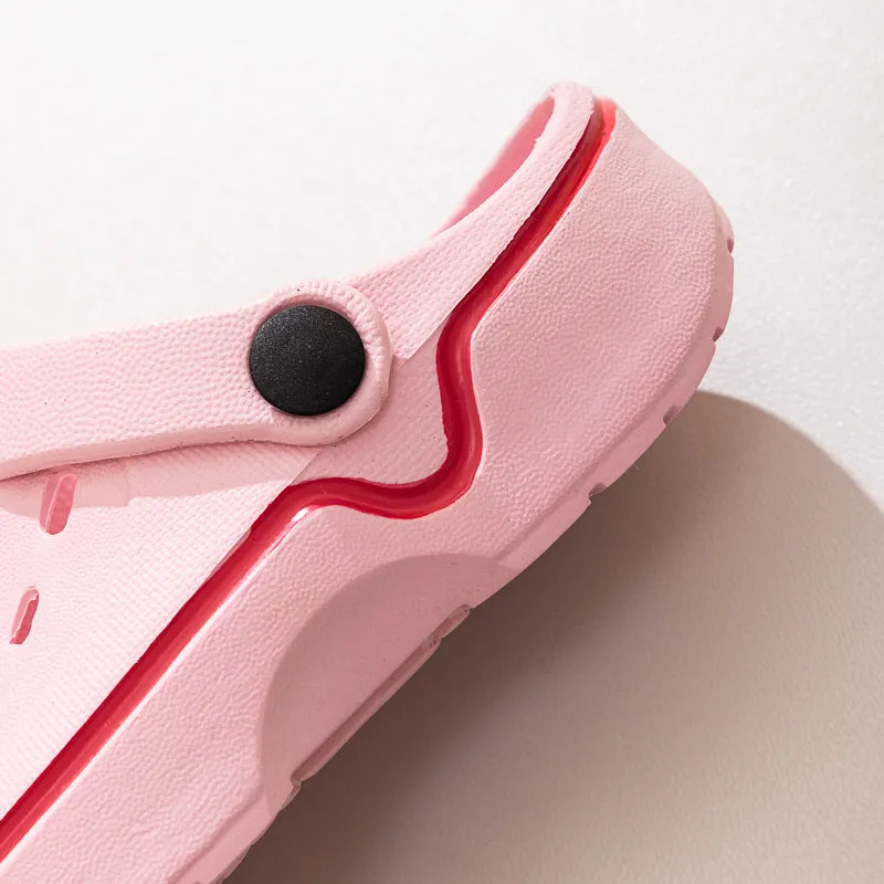 Qida Shun  New Children's Hole Shoes Summer Drifting Breathable Eva Sandals Indoor and Outdoor Slippers 30-Size 35