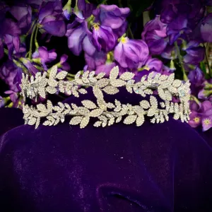"CHLOE" Bridal Headband (Double)