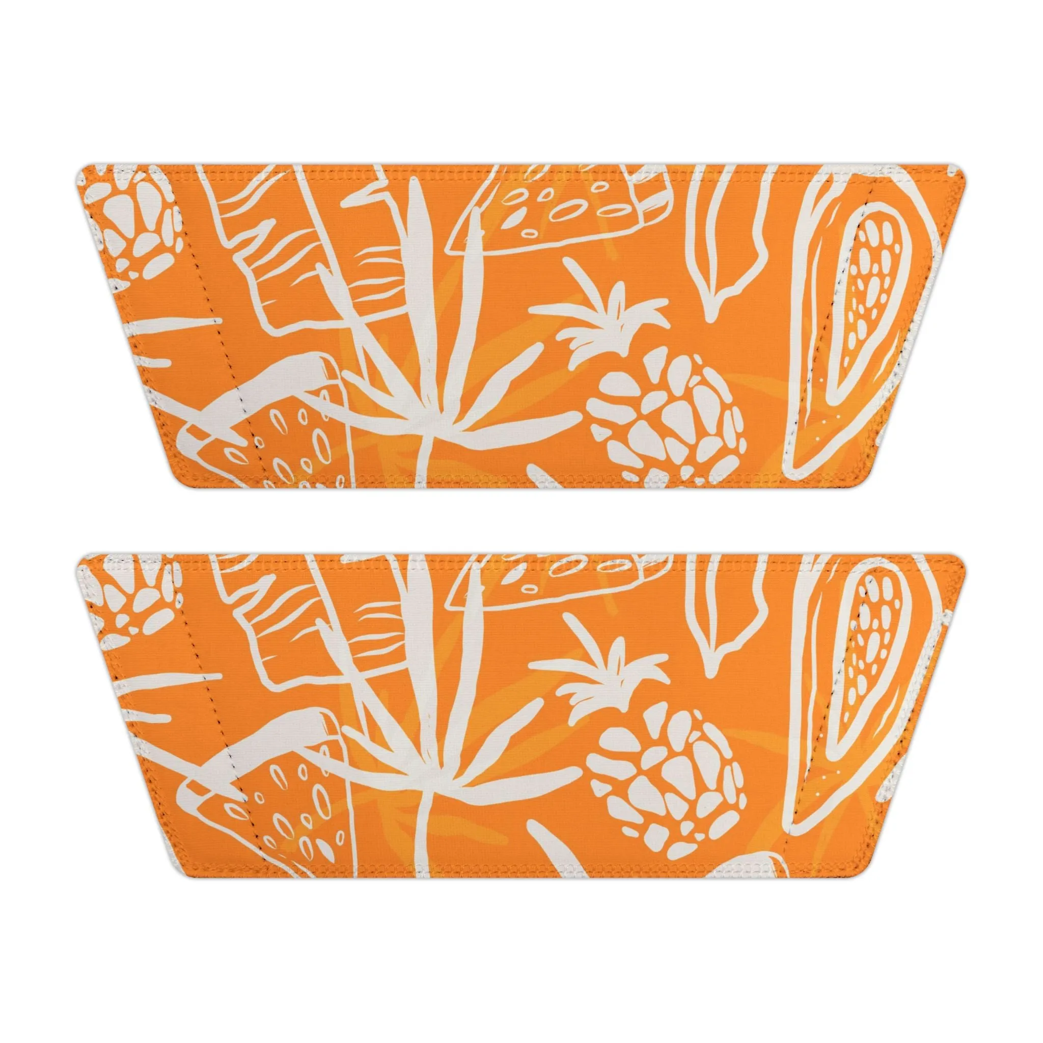 "Orange Pineapple Papaya Fusion" Women's Beach Sandals