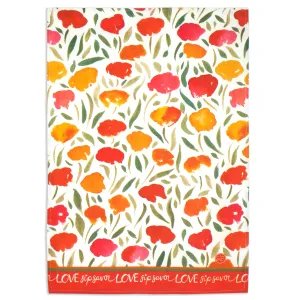 "Poppy Dance" Kitchen Towel