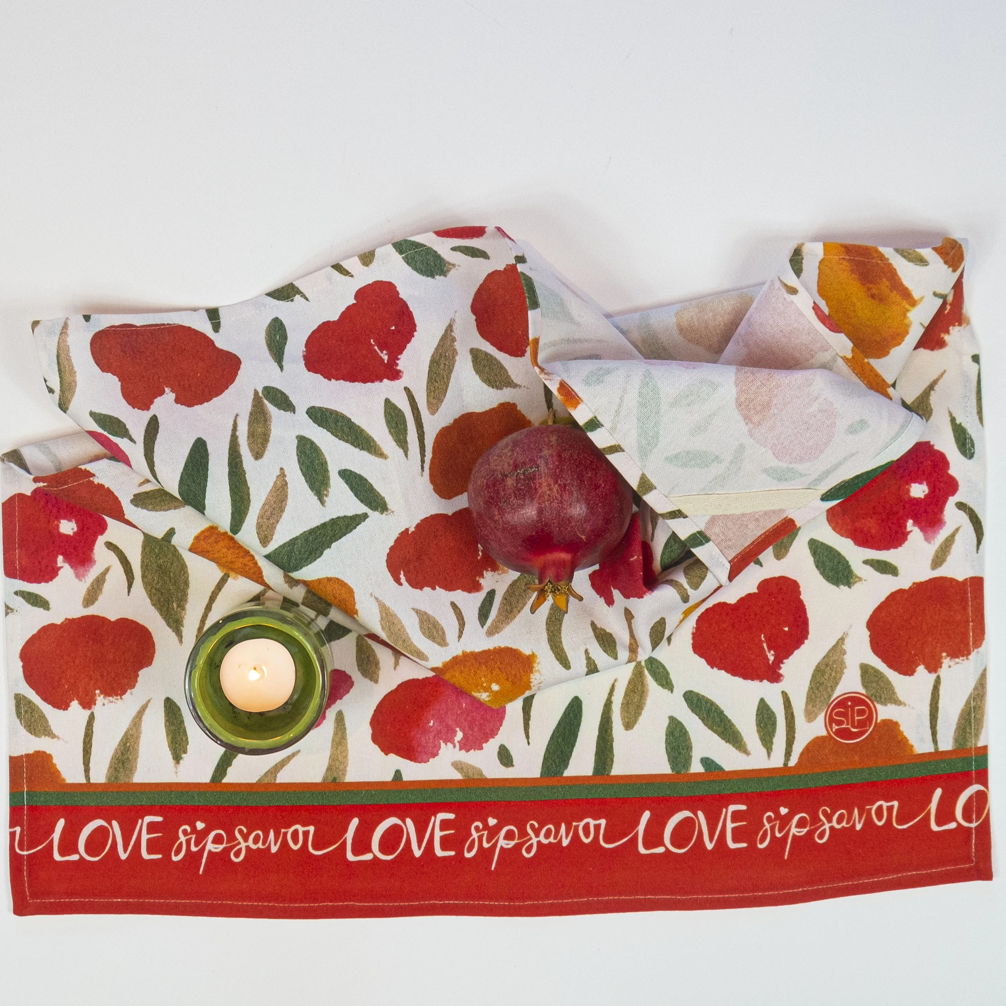 "Poppy Dance" Kitchen Towel