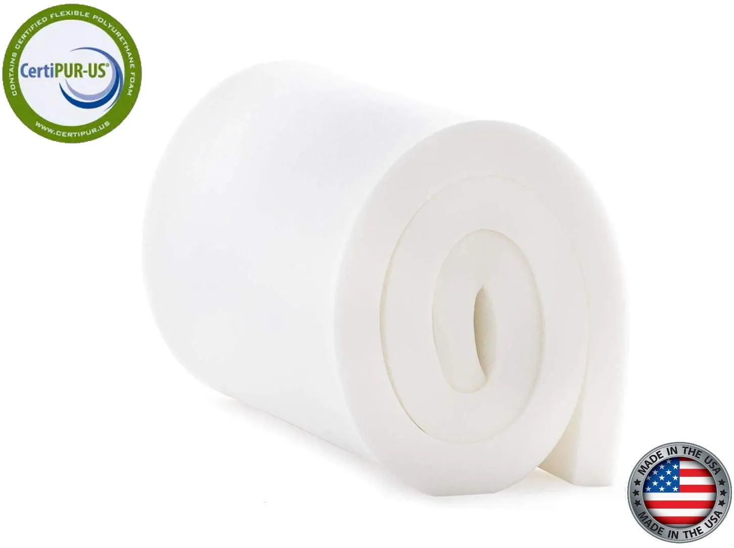 "SEMI FIRM PLUS" 80" INCHES LONG UPHOLSTERY FOAM