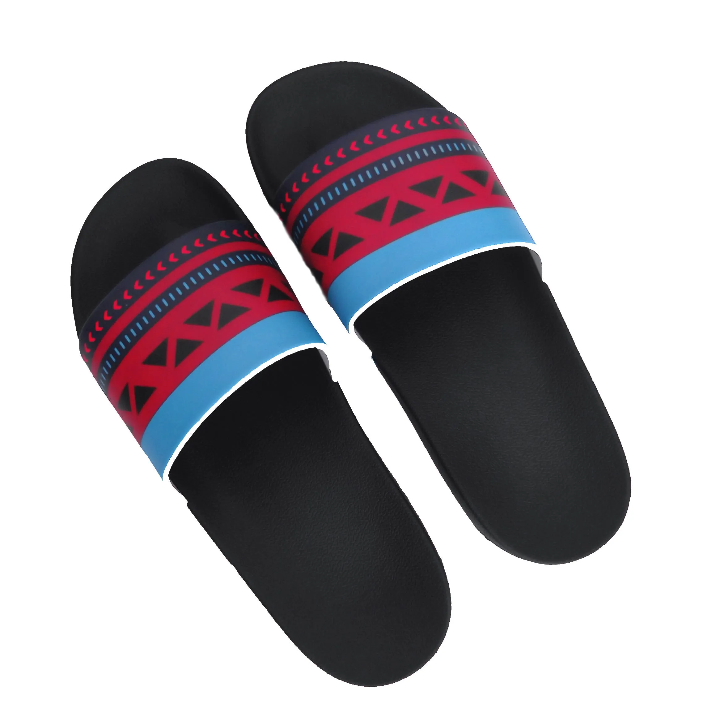 red Ethnic Slide Sandals- sale!