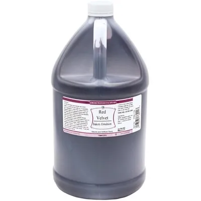 Red Velvet Bakery Emulsion - 4 oz. - 16 oz. - 1 Gallon - 5 Gallons - Bakery Emulsions Canada