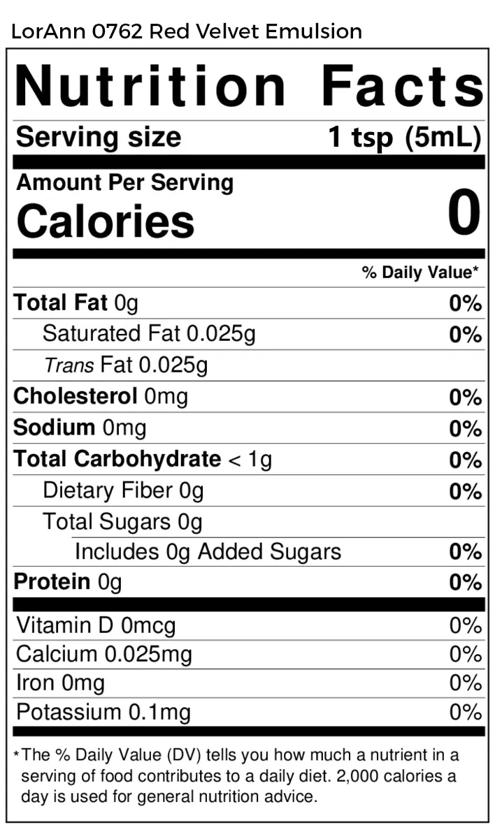 Red Velvet Bakery Emulsion - 4 oz. - 16 oz. - 1 Gallon - 5 Gallons - Bakery Emulsions Canada
