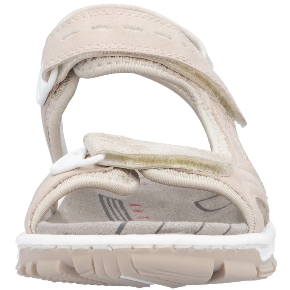 Rieker 68866-31 (Salcombe) Rose/Perlcreme Sandals
